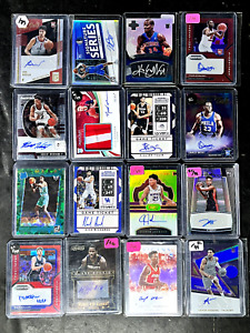 Huge (79) NBA Rookie Patch Auto RPA Lot #'d RC Prizm Holo Cards Panini SP