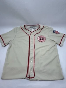A League of Their Own Medium Jersey Fun Costumes Rockford Peaches Patches - Picture 1 of 8