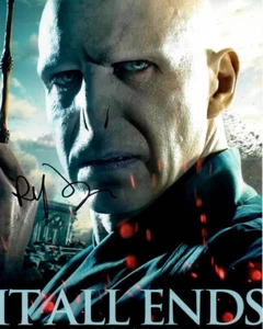 RALPH FIENNES Signed 10x8 Photo VOLDEMORT In HARRY POTTER COA - Picture 1 of 1