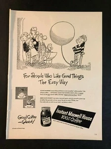 Anuncio impreso instantáneo de Maxwell House 1948   - Imagen 1 de 1