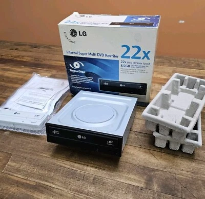 LG 22x GH20 Moldura Interna Super Multi Gravadora de DVD 8,5 GB Eletrônica-Novo Na Caixa/Novo - Imagem 1 de 4