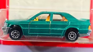 Vintage Majorette Mercedes-Benz 190 E 2.3-16 / #231 / Green / Made in France - Picture 1 of 7