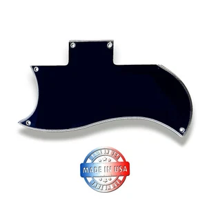 Left Handed 5 Ply Black/White Pickguard for Gibson SG Standard '61 Reissue USA - Picture 1 of 5
