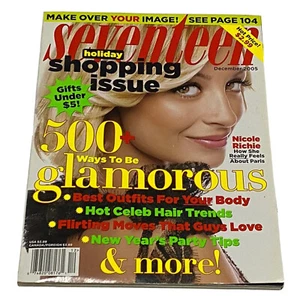Vintage Seventeen Teen Magazine DEZ 2005, Nicole Richie, Indie Beat, beste Outfits - Bild 1 von 19