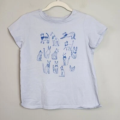 Tea Collection sz 16 girls short sleeve cats t-shirt - Image 1 of 4
