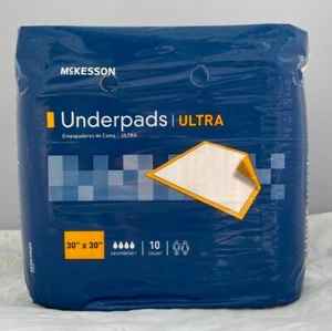 Underpad McKesson Ultra 30 X 30 Inch Disposable Fluff / Polymer Heavy Absorbency - Picture 1 of 2