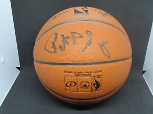 PATRICK EWING SIGNED BASKETBALL NBA SPALDING LEATHER GAME SERIES BALL STEINER JV