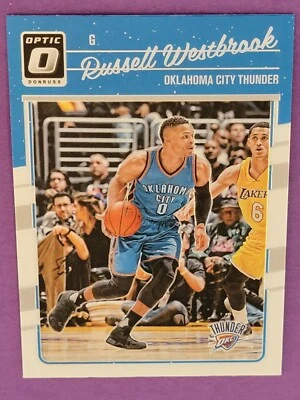 Russell Westbrook 2016-17 Panini Donruss Optic #145 OKC Thunder - Image 1 of 4
