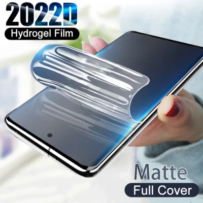 For Samsung Galaxy S24 Ultra S23 S22 S21 A54 A34 Matte Hydrogel Screen Protector - Image 1 of 4