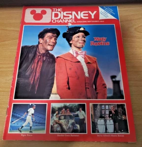 The Disney Channel Magazine September 1984 (Mary Poppins & Bert on Cover) - Picture 1 of 1