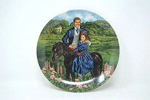 Plato de porcelana Bonnie and Rhett de colección 1985 edición limitada - Imagen 1 de 3
