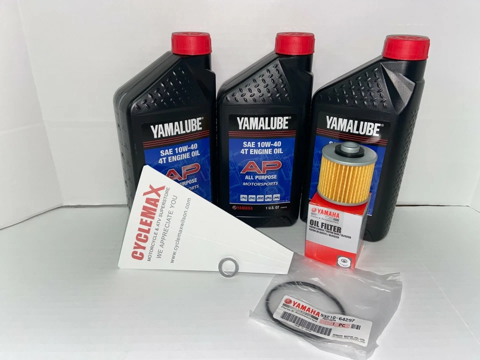 Kit de filtro de aceite Yamalube OEM 10W-40 - Se adapta a: Yamaha GRIZZLY 600 4x4 1998-2001 Foto 1 de 1