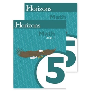 Horizons 5th Grade SET of 2 Student Workbooks only - Image 1 of 4