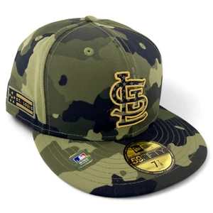 New Era St. Louis Cardinals Armed Forces Day Camo On-Field 59FIFTY Fitted Hat - Picture 1 of 7