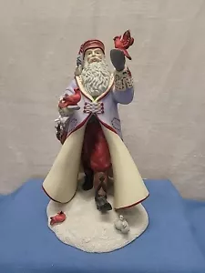 Figura de Papá Noel Lenox 2016 9" A Christmas Traveler. Por Lynn Bywaters - Imagen 1 de 8