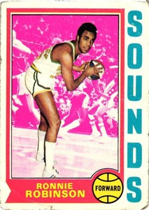 RONNIE ROBINSON 1974-75 Topps Basketball #251  READ FOR $1 PROMO RULE  B17R4S25P