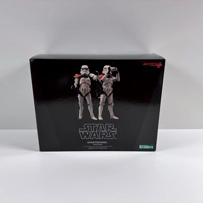 Star Wars Kotobukiya ARTFX+ 1/10 Sandtrooper 2-Pack Squad Leader Open Box NEW - Image 1 of 4