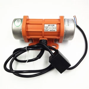 AC Vibration Motor 15-120W Vibrating Asynchronous Vibrator 220V 3450RPM 50/60HZ - Picture 1 of 8