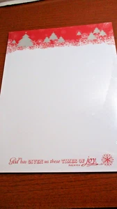 DAYSPRING~25 Sheets 8.5"x11" HOLIDAY Christmas "Time of Joy" LASER STATIONARY - Picture 1 of 4