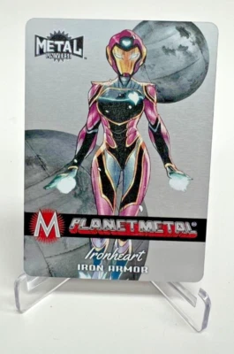 2024 Marvel Metal Universe Avengers PM-15 Ironheart Planet Metal - Image 1 of 2