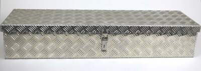 Alu Riffelblech Alubox Staubox Deichselbox Werkzeugkasten 100 X 25 X 18 Cm • 219€