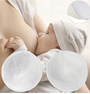 Almohadillas para senos reutilizables 12 almohadillas lavables de bambú para lactancia materna (6 pares) - Imagen 1 de 4
