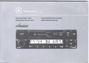 Instrucciones de uso MERCEDES CLASSIC para radio Gebruiksaanwijzing 202 RN - Imagen 1 de 1