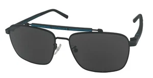 Converse Men Sunglass Black Square Aviator, Solid Smoke Lens SCO 229. 531 - Picture 1 of 11