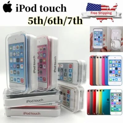 New Apple iPod Touch 5th 6th 7th Generation 16/32/64/128/256GB All Colors Lot - Image 1 of 4