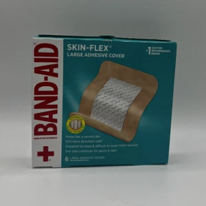 Band-Aid Brand Skin-Flex Large Adhesive Bandages 6pk FRE SHIPPING! BUY NOW! - Picture 1 of 5