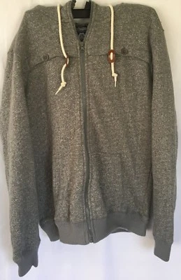 American Rag Cie мужской хлопок с подкладкой куртка с капюшоном толстовка серый размер маленький - Изображение 1 из 4