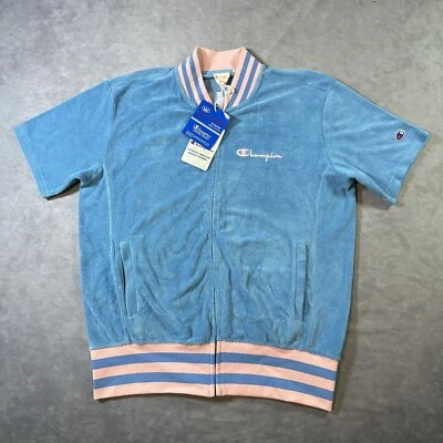 Vintage Champion Reverse Weave Mens Large Jacket Full Zip French Terry NWT - Image 1 of 4