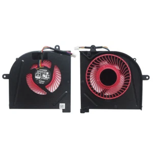 Pour ordinateur portable MSI GS63 GS63VR GS73 6RF 7RF ventilateur de refroidissement CPU & GPU ventilateur de refroidissement noir - Photo 1/10