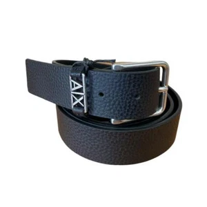 ARMANI EXCHANGE CINTURA UOMO IN PELLE CON FIBBIA AD ARDIGLIONE 951396 - Imagen 1 de 6
