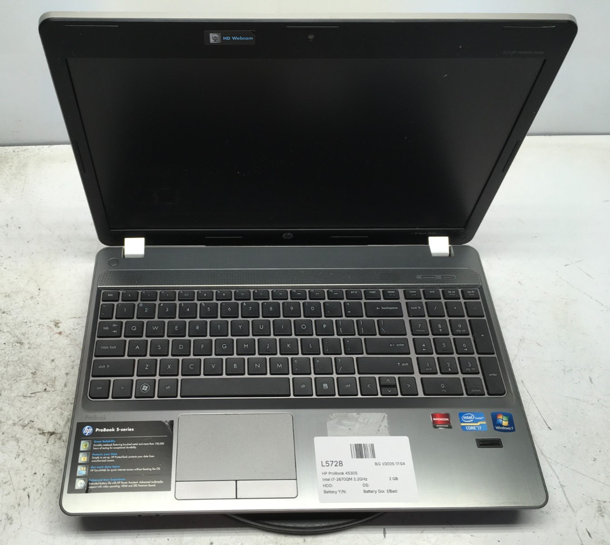 Windowsノート本体 HP probook4530s core i7 16GB 240GB win10 HP ProBook 4530s ノートブック PC ソフトウェアおよびドライバ