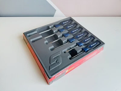 *NEW* Snap On 6pc Combination Instinct Power Blue Soft Screwdriver Set SGDX60BMB - Image 1 of 3