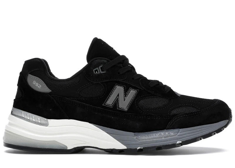 New Balance 992 Made in USA Black Grey for Sale | Authenticity