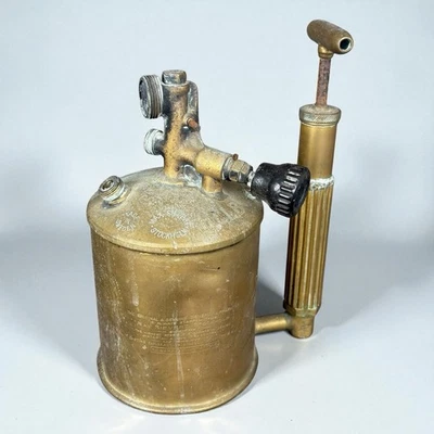 Lampe à souder chalumeau MAX SIEVERT Stockholm HLLB ancien 1910-1920 - Photo 1/4