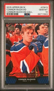 2015 UPPER DECK CONNOR McDAVID COLLECTION #CM-5 RC PSA 10 - Picture 1 of 2