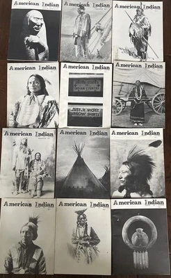 American Indian Crafts and Culture Magazine lot of 12 Special Issue March 1971 - Image 1 of 4