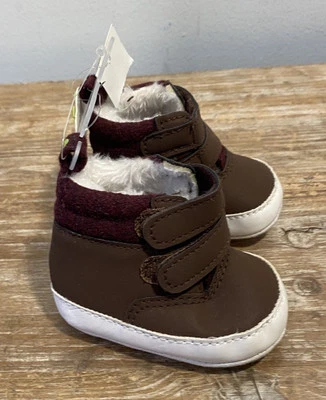 First Steps Baby High-top Casual Toddler Shoes Size 1 Months 0-3 - Image 1 of 4