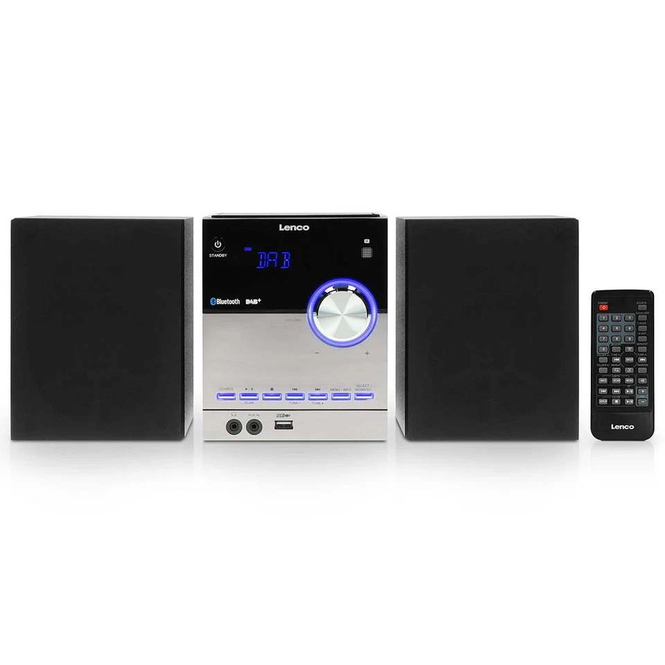 Lenco MC-150 - Stereoanlage mit DAB+/FM - CD/MP3 - Bluetooth - USB-Eingang - Bild 1 von 4