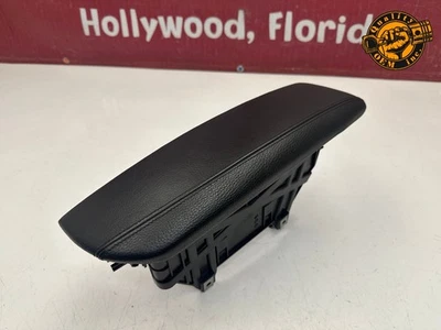 BMW X5 15-19 X6 2014-2018 lado izquierdo consola central reposabrazos tapa (negro) OEM Foto 1 de 4