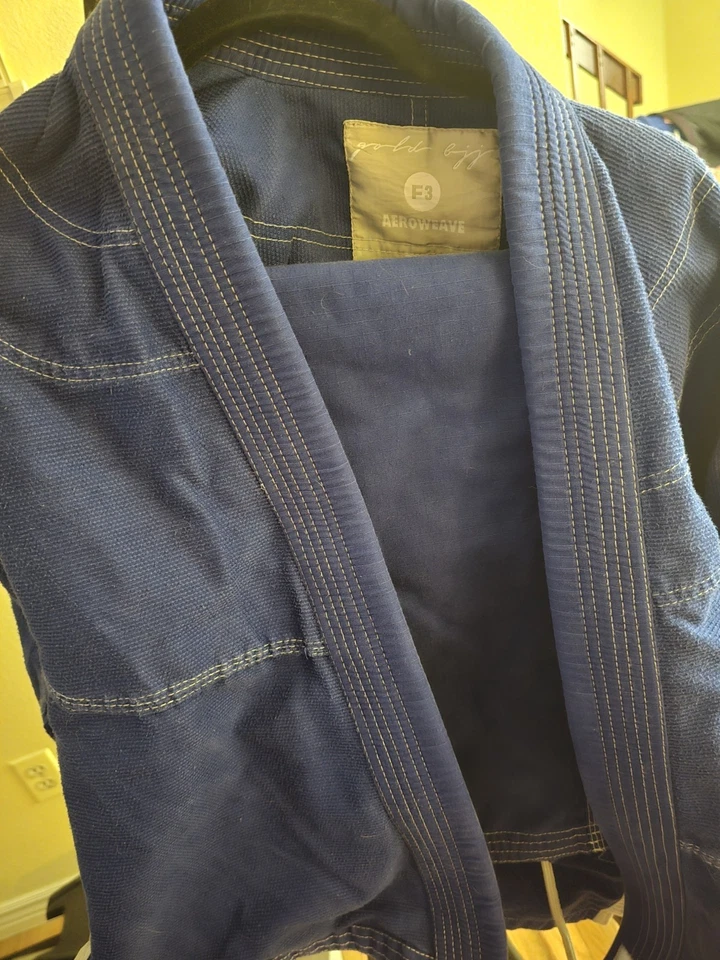OSS Jui Jitsu BJJ Uniforme Azul Real A3 Artes Marciales Resistente Top Juego de 2 Piezas Foto 1 de 1