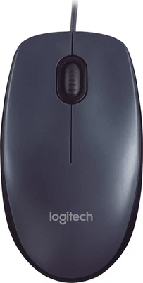 Logitech Maus M90 Schwarz Optisch 1000dpi 3 Tasten Computer USB NEU ✅ - Bild 1 von 4
