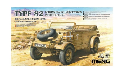 Meng Modello 1/35 Tipo 82 Tedesco Pkw.K1 Kübelwagen - Immagine 1 di 1