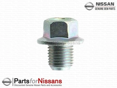 Tapón de drenaje de aceite de motor genuino Nissan - S12 S13 S14 280ZX Z31 Z32 Z33 R32 R33 R34 Foto 1 de 2