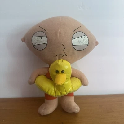 Terno de banho de pelúcia vintage 2007 Family Guy Stewie com flutuador de pato - Imagem 1 de 2