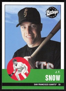 2001 Upper Deck Vintage #255 J.T. Snow   - FREE SHIPPING - Picture 1 of 2
