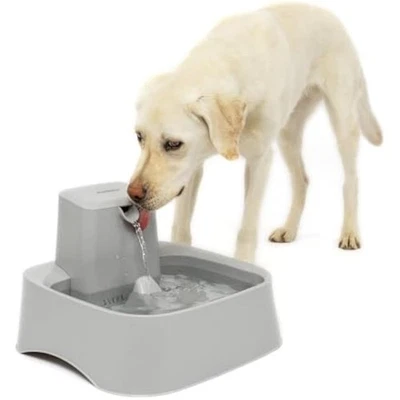 Fuente Drinkwell para mascotas, dispensador de cuenco de agua para perros y gatos, plas Foto 1 de 4